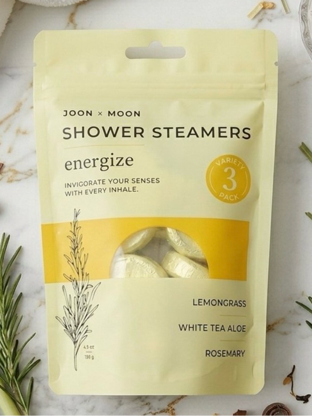 Joon x Moon Energize Shower Steamers - Variety Pack - 4.9 oz